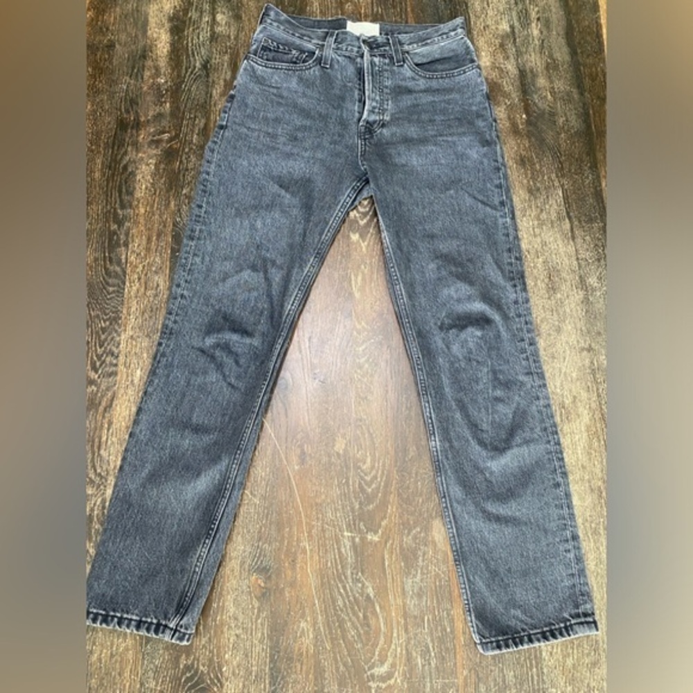 Everlane Black Straight 90s Cheeky Jeans Size 26 Regular